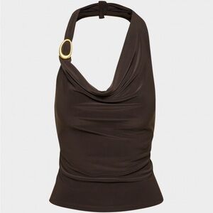 Smooth Matter Decanter Halter Top- aritzia